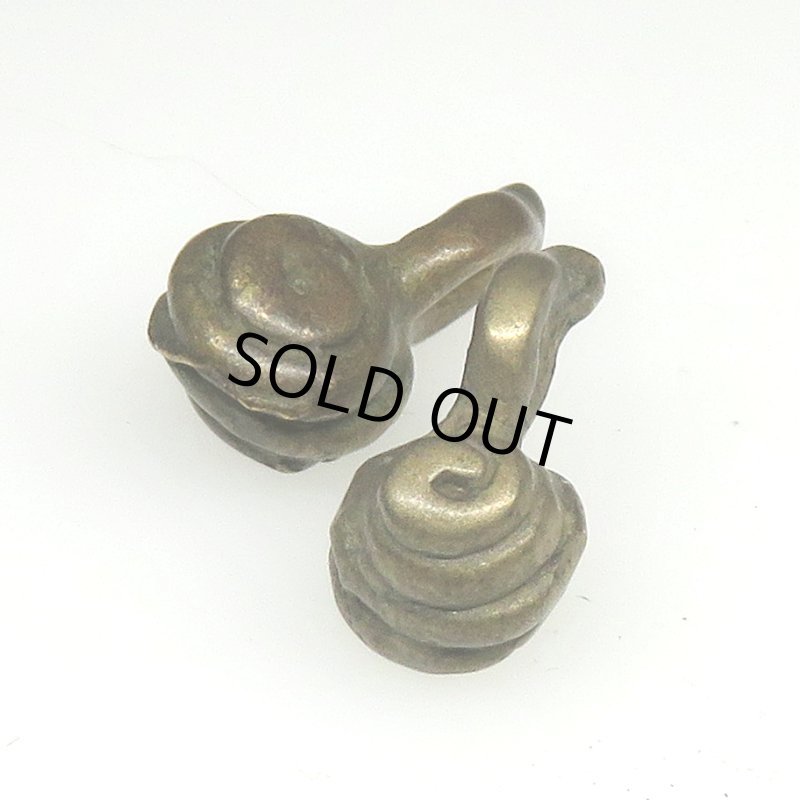 画像1: カメルーン真鍮チャーム　2個セット (1)