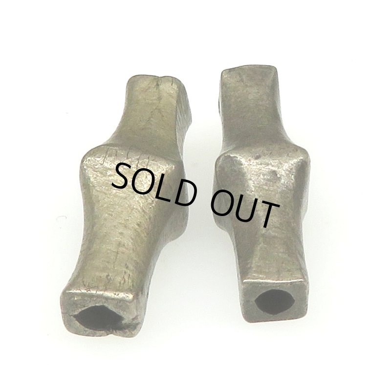 画像3: トゥアレグ族シルバービーズ　2個セット (3)