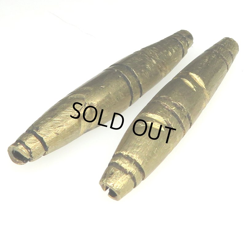 画像3: トゥアレグ族真鍮ロング 2個セット (3)