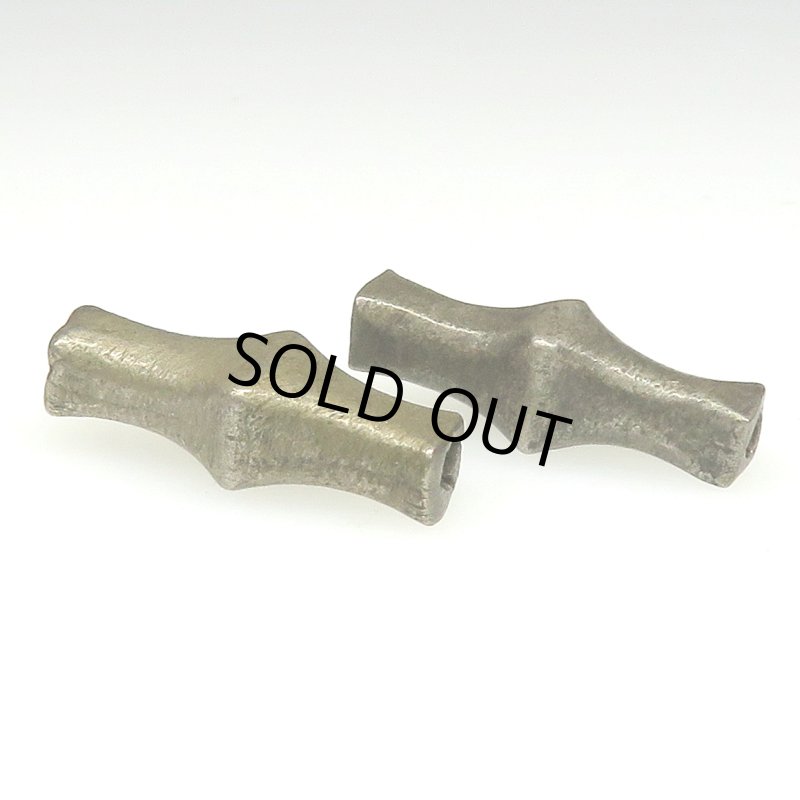 画像4: トゥアレグ族シルバービーズ　2個セット (4)