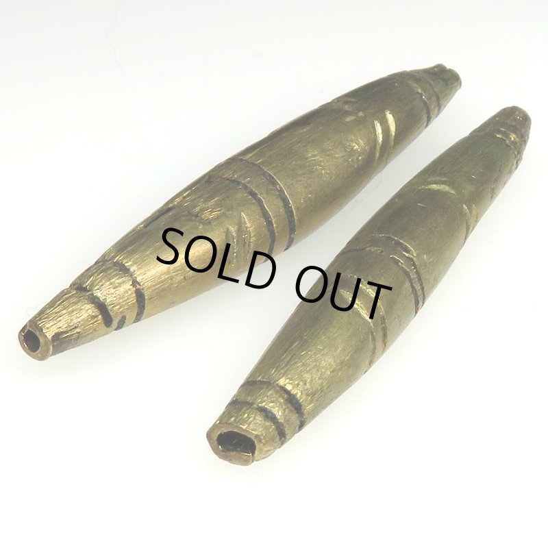 画像3: トゥアレグ族真鍮ロング 2個セット (3)