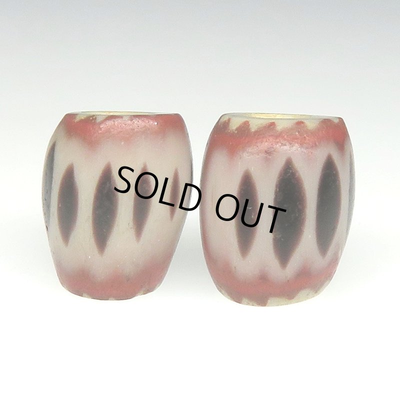 画像2: 黒い4層シェブロン2個セット (2)