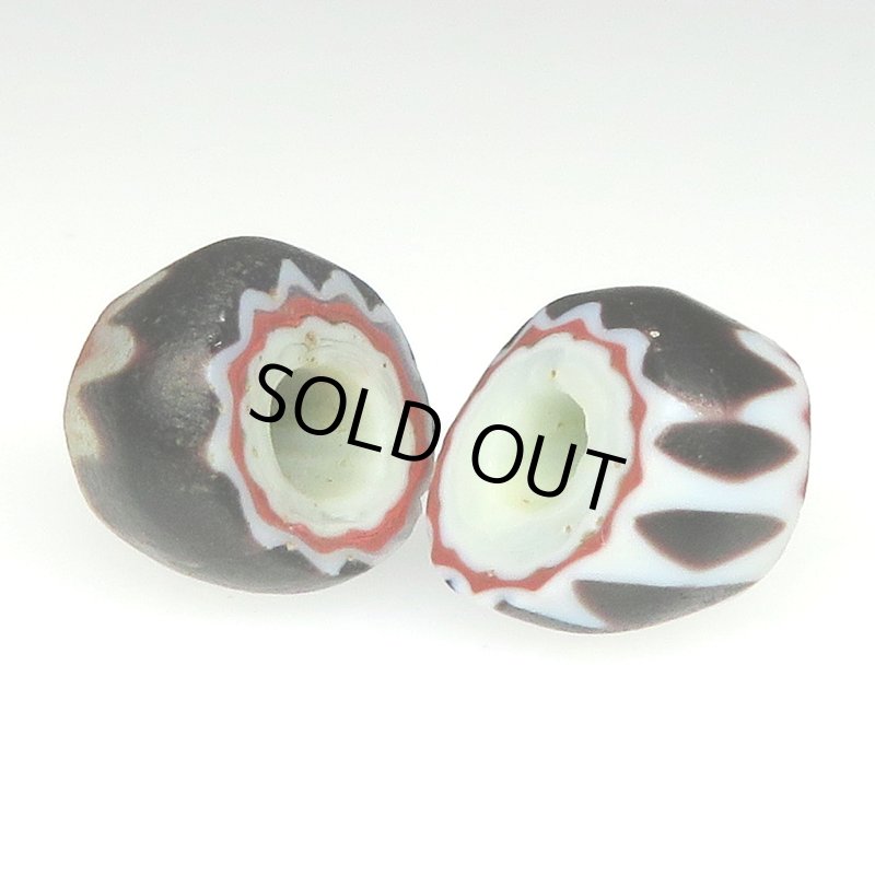 画像3: 黒い4層シェブロン2個セット (3)