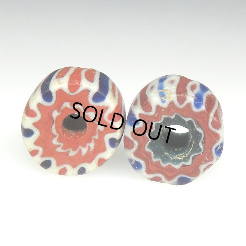 画像4: 古4層シェブロン　2個セット (4)