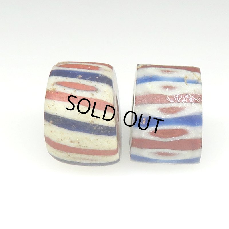 画像3: 古4層シェブロン　2個セット (3)