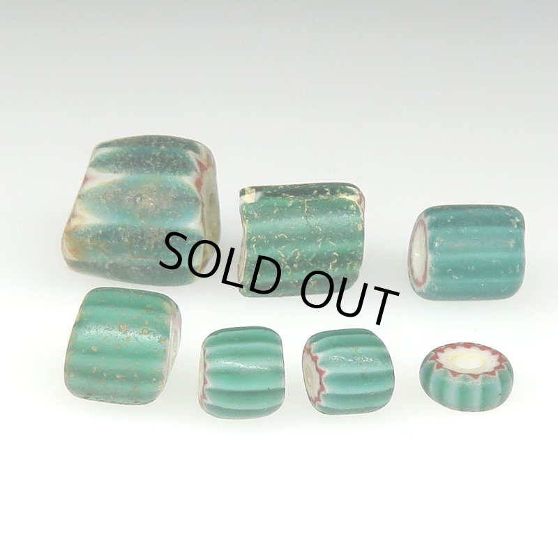 画像2: 4層グリーンシェブロン　7個セット (2)