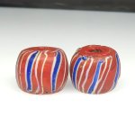 画像1: ヴェネチア筋玉　茶色2個セット (1)