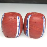 画像1: ヴェネチア筋玉　茶色2個セット (1)