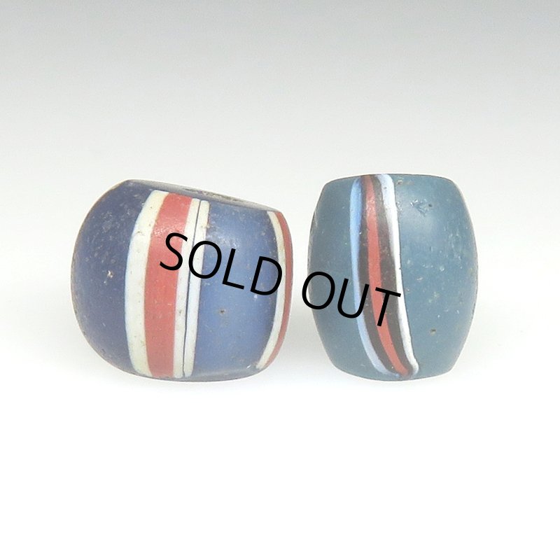 画像2: ヴェネチア筋玉　ブルー2個セット (2)