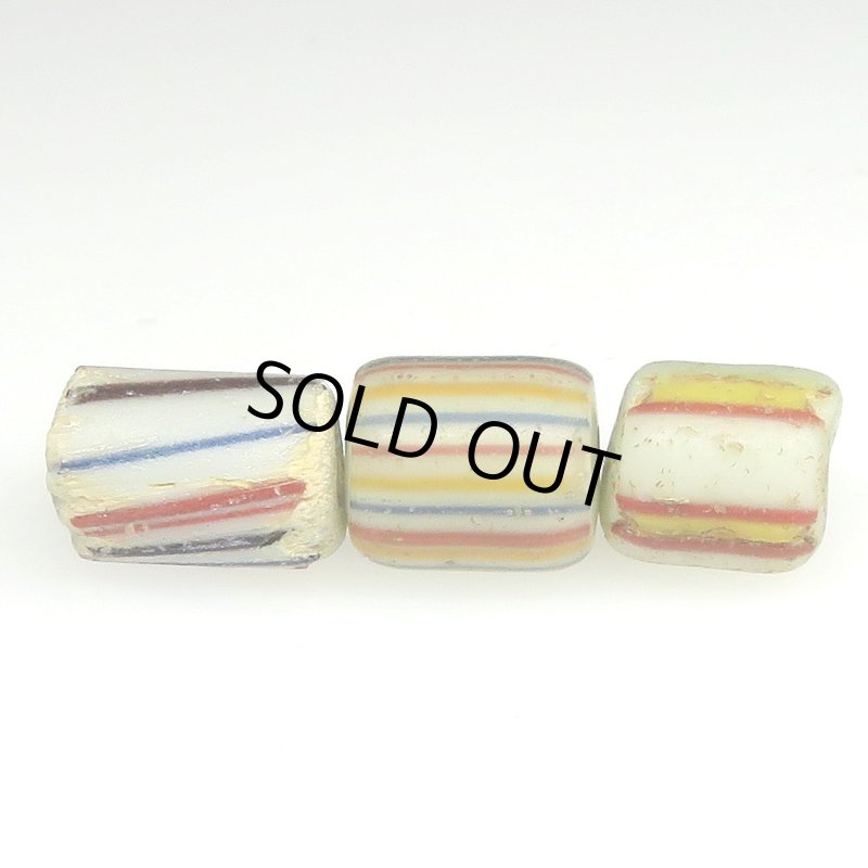 画像2: ヴェネチア筋玉　白3個セット (2)