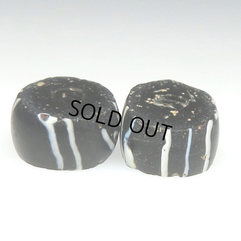 画像2: ヴェネチア筋玉　黒2個セット (2)