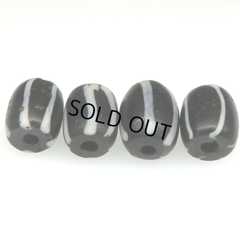 画像2: ヴェネチア筋玉 黒4個セット (2)