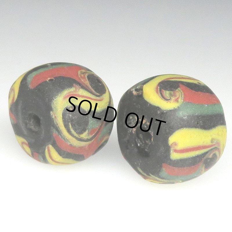 画像4: ヴェネチア筋玉　黒2個セット (4)