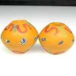 画像1: 美キングビーズ黄　2個セット (1)