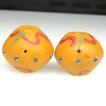 画像2: 美キングビーズ黄　2個セット (2)