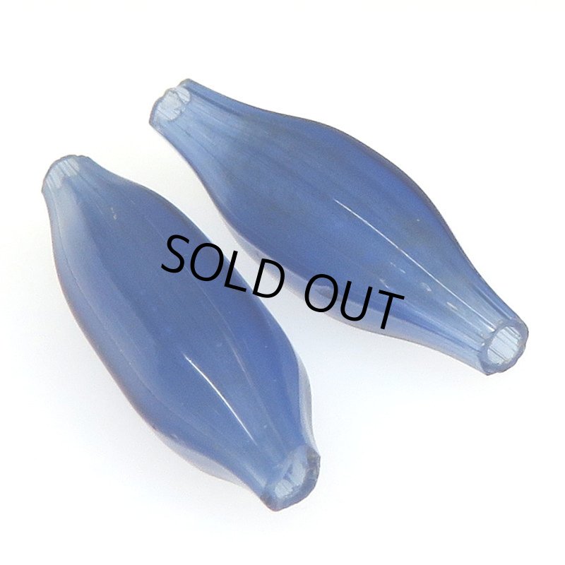 画像2: 吹きガラスのロシアンブルー　2個セット (2)