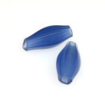 画像1: 吹きガラスのロシアンブルー　2個セット (1)