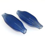 画像2: 吹きガラスのロシアンブルー　2個セット (2)