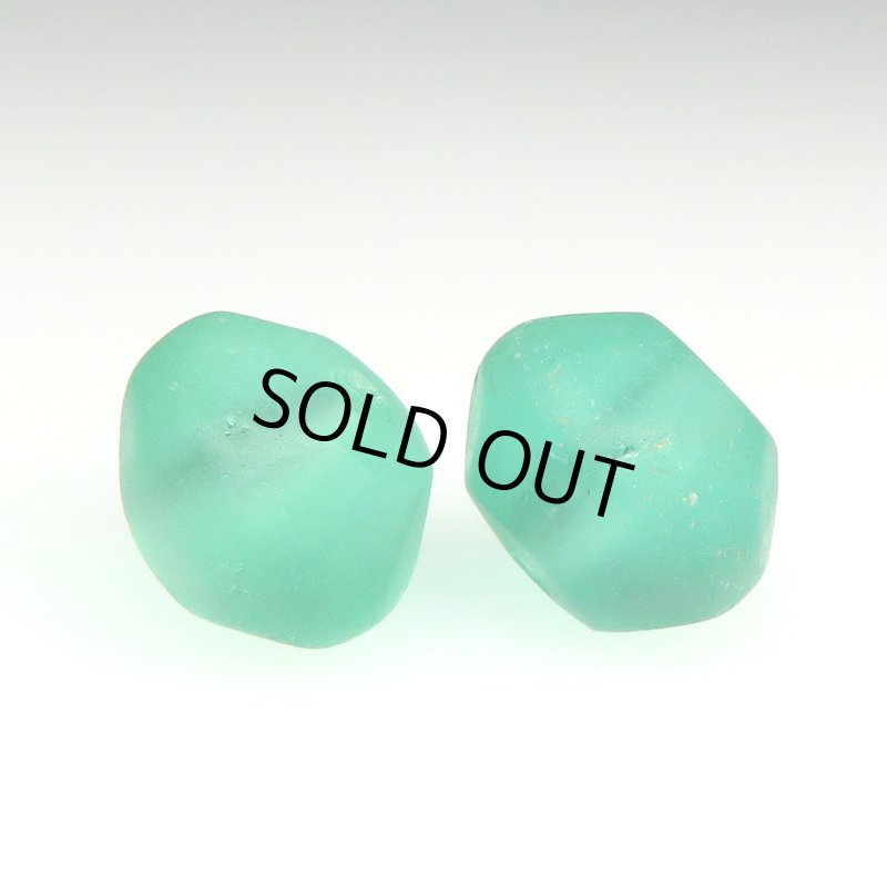 画像3: ウランガラス　緑小2個セット (3)