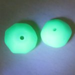 画像4: ウランガラス　乳白緑2個セット (4)