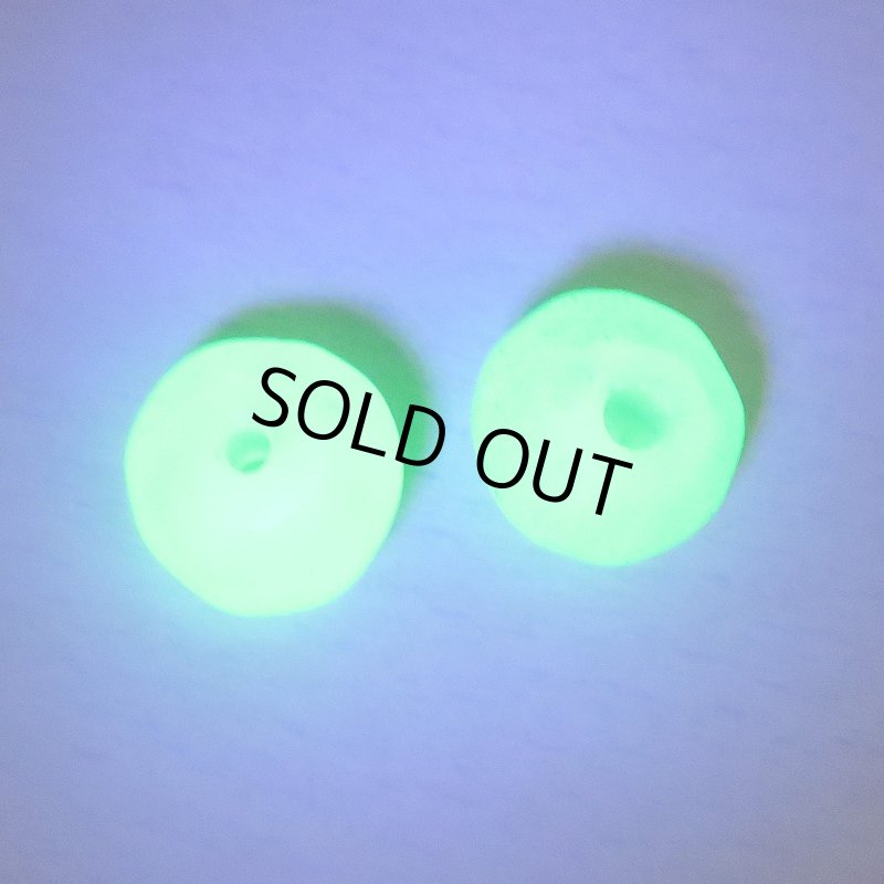 画像4: ウランガラス　緑小2個セット (4)