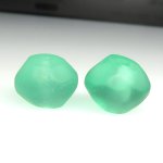 画像1: ウランガラス　緑小2個セット (1)