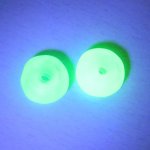 画像4: ウランガラス　緑小2個セット (4)