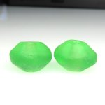 画像1: ウランガラス 緑小2個セット (1)