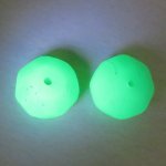 画像4: ウランガラス 乳白緑2個セット (4)