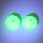 画像4: ウランガラス　緑小2個セット (4)