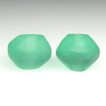 画像2: ウランガラス　緑小2個セット (2)