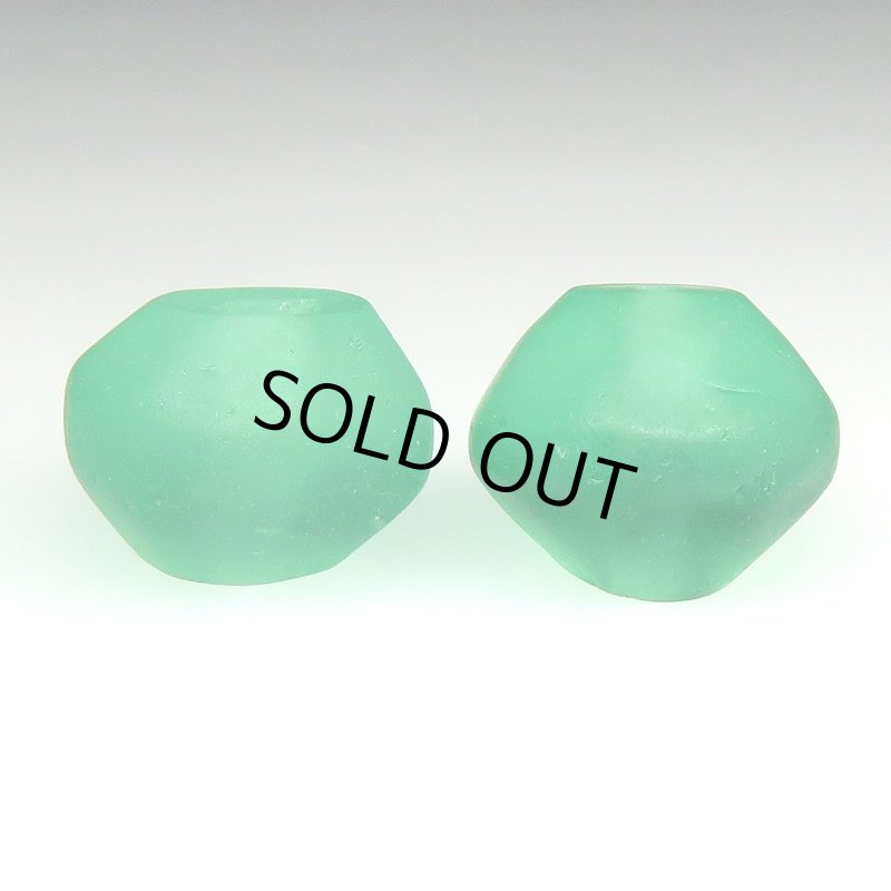 画像2: ウランガラス　緑小2個セット (2)