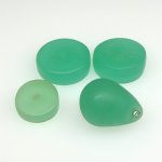 画像1: ウランガラスビーズいろいろ4個セット (1)