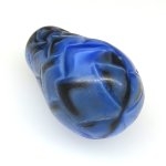 画像2: ウェディングビーズ パールブルー+黒 (2)