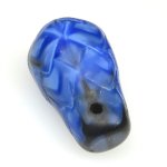 画像1: ウェディングビーズ パールブルー+黒 (1)