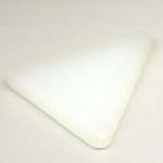 画像1: ウェディングビーズ 三角乳白 (1)