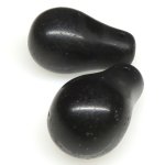 画像1: ウェディングビーズ 深いワインレッドクリア 2個セット (1)