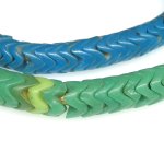 画像2: 大スネークビーズ　ブルー+グリーン (2)