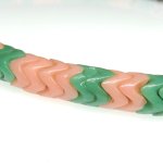 画像3: 大スネークビーズ　グリーン+ピンク (3)