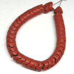 画像1: 大スネークビーズ　茶色短連 (1)