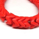 画像2: 大スネークビーズ　朱色短連（複数在庫あり） (2)