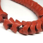 画像2: 大スネークビーズ　茶色短連 (2)