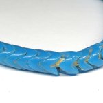 画像2: スネークビーズ ブルー短連 (2)