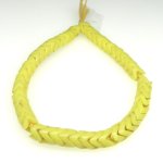 画像1: スネークビーズ　黄色短連（複数在庫あり） (1)