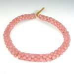 画像1: フラワービーズ　ピンク短連（複数在庫あり） (1)