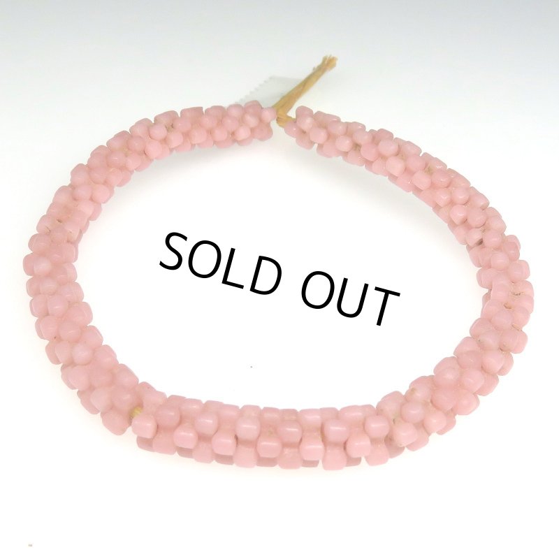 画像1: フラワービーズ　ピンク短連（複数在庫あり） (1)