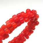 画像3: フラワービーズ 赤Mix短連 (3)