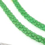 画像1: フラワービーズ 緑色(複数在庫あり) (1)