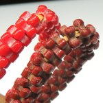 画像3: フラワービーズ 赤+茶色 (3)