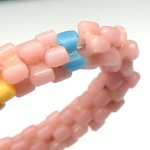 画像3: フラワービーズ ピンクMix短連 (3)